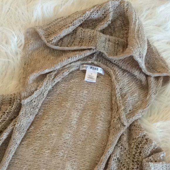 💞SAY WHAT 💞tassels drape open cardigan - Picture 12 of 12